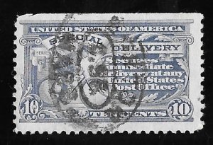 E11 10 cents SUPERB CITY CANCEL  Messenger Ultra Stamp used XF