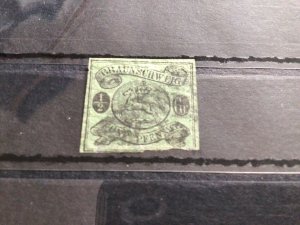 Braunschweig 1861 used high cat value stamp Ref 57262