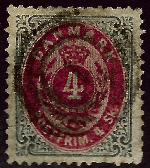 Denmark SC#18 Used F-VF...steal the deal!!