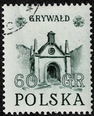 1952 Poland Scott Catalog Number 555 Used