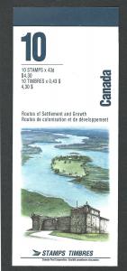 Canada MNH Booklet bk161b open cover  sc # 1489a