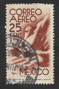 SD)1944 MEXICO FLIGHT SYMBOL 25C SCT C141, USED