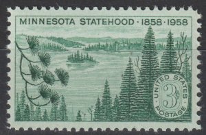 U.S.  Scott# 1106 1958 SUP MNH Minnesota Statehood