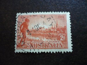 Stamps - Australia - Scott# 142 - Used Part Set of 1 Stamp