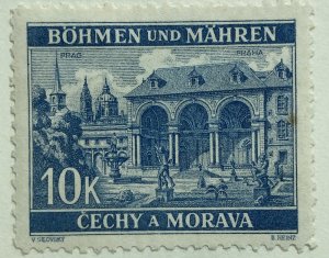 AlexStamps BOHEMIA & MORAVIA #47 VF Mint 