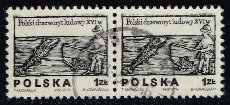 Poland #2070 Angler; Used (0.50)