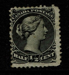 Canada SC# 21 Mint Hinged / Hinge Rem / Gum Toning - S11178