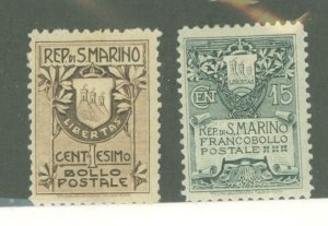 San Marino #78-79 Unused Single (Complete Set)