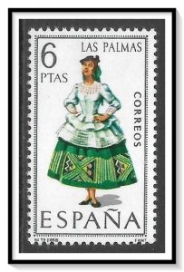 Spain #1410 Regional Costumes Gran Canaria MH