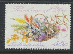 Australia SG 1318  Used - Greetings - Flowers