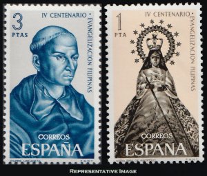 Spain Scott 1331-1332 Mint never hinged.