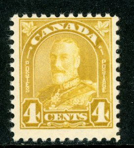 Canada 1930 KGV  4¢ Bister Scott #168 Post Office Fresh!! MNH V616