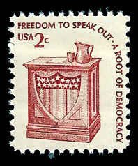 PCBstamps   US #1582 2c Freedom to Speak Out, MNH, (16)