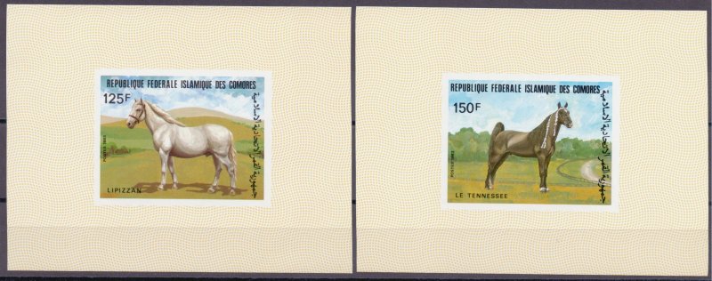 Comoro Islands. 1983. 699-706 8LB. Horses. MNH.