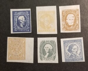 CSA Confederate States of America Fascimile Unused Stamp Lot MNH Mint z4990