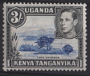 Kenya Uganda Tanganyika 1938 3s dull ultramarine & black, perf 13 x 11¾, sg147