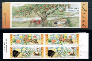 [58609] Aland 2002 Traditional dishes Booklet MNH