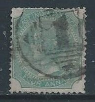 India #26 Used 4a Queen Victoria - Wmk. 38