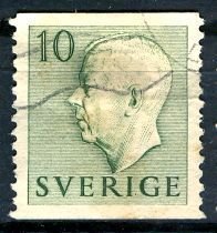 Sweden; 1951: Sc. # 418: Used Single Stamp