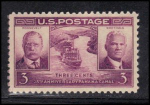 856 3c Panama Canal Fine MNH Plt/6 Top F22399 F05691