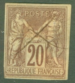 FRENCH COLONIES 34 USED D (RL) 2481 CV $9.50 BIN $2.00