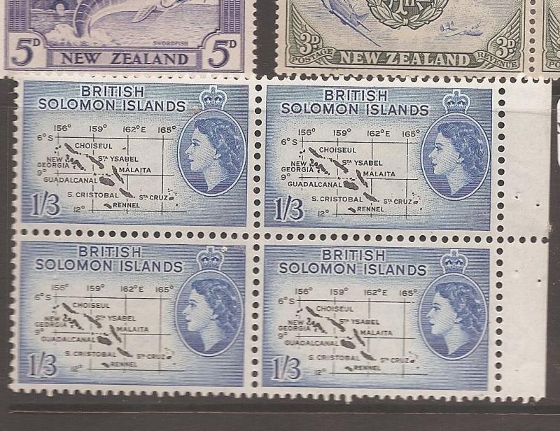 British Solomon Islands QEII 1/3 Booklet MNH (10cgj)