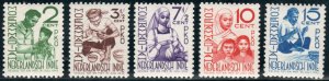 Netherlands Indies  #B52-56  Mint H CV $18.25