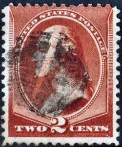 SC#210 2¢ George Washington (1883) Used 