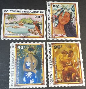 FRENCH POLYNESIA # 695-698-MINT NEVER/HINGED---COMPLETE SET---1986