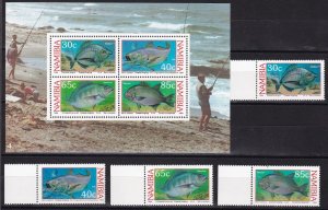 Namibia, Fauna, Fishes MNH / 1984