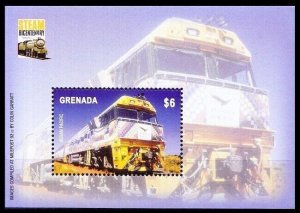 Grenada MNH S/S Indian Pacific Stem Train 2004