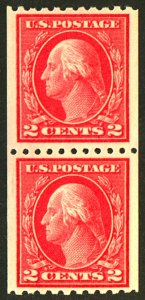 U.S. #442 MINT PAIR OG NH