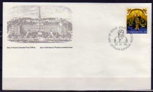 Canada Mere D'Youville Grey Nun  First Day Cover