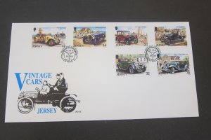Great Britain Jersey 1989 Sc 471-6 car set FDC
