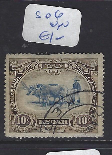 MALAYA KEDAH  (P0707B)  COW 10C  SG 6   VFU