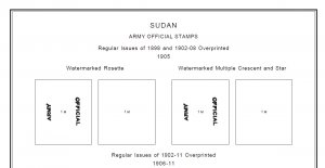 SUDAN STAMP ALBUM PAGES 1897-2011 (76 PDF digital pages)