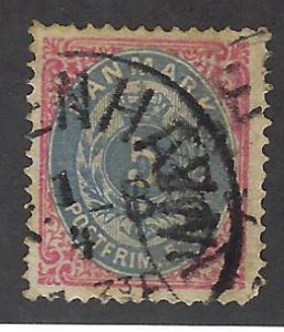 Denmark SC#27 Used F-VF SCV$72.50...Fill a great Spot!