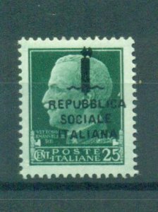 Italy Italian Socialist Republic sc# 1 mh cat value $..35