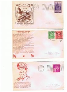 LOT #1    25 WWII Patriotics  mostly ship and submarine covers