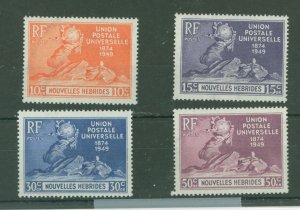 New Hebrides, French #79-82 Mint (NH) Single (Complete Set)