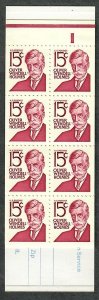 BK117A Oliver Wendell Holmes Booklet - 1288Bc