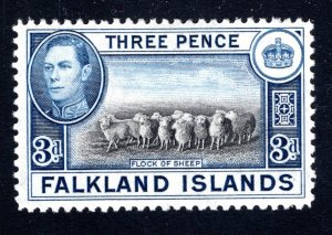 Falkland Islands SC #87A   VF, Unused, Flock of Sheep, CV $5.50 ..... 1930060