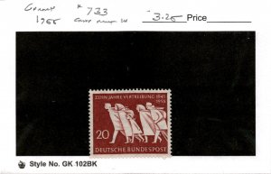 Germany, Postage Stamp, #733 Mint LH, 1955 Expatriation (AC)