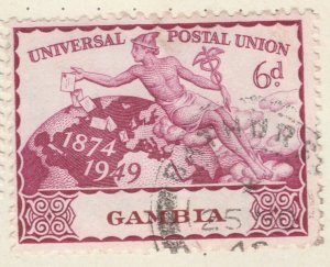 BRITISH PROTECTORATE GAMBIA 1949 6d Used Stamp A29P18F32544-