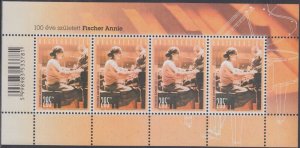 HUNGARY Sc# 4308 MNH S/S of 4 HONOURING ANNIE FISCHER, PIANIST