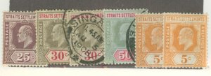 Straits Settlements #118/133  Multiple