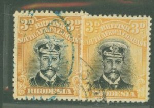 Rhodesia (1890-1923) #124-124a