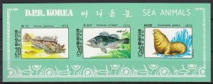 1979 Korea North 1937-39KLb Sea fauna 16,00 €