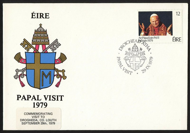 wc063 Ireland Papal Visit 1979 FDC first day cover