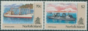 Norfolk Island 1990 SG488-493 Ships MNH